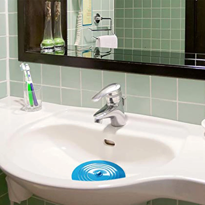 Большая силиконовая всасывающая крышка для ванной 6 дюймов | Дом и сад