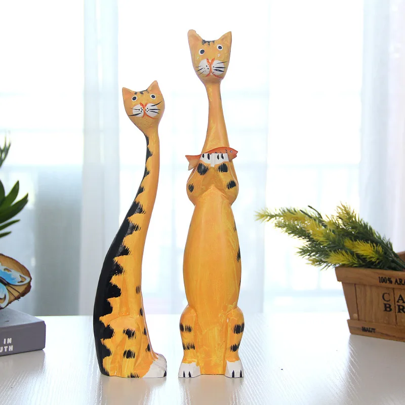 Аксессуары для украшения дома пастырской Стиль деревянный любителей &quotКошки&quot