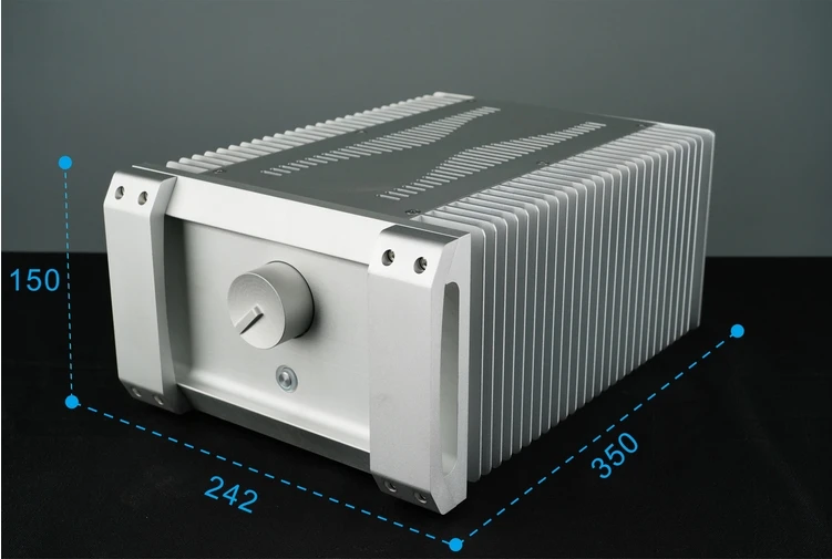 

Nbz20 Full Aluminum Amp Enclosure / Mini Amplifier Chassis PSU DIY Case silver