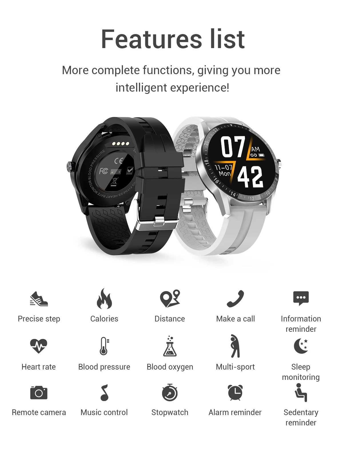 

G20 Smart Watch Men Bluetooth Call Wristband IP68 Waterproof Sport Smartwatch Fitness Tracker Heart Rate Monitor for Android IOS