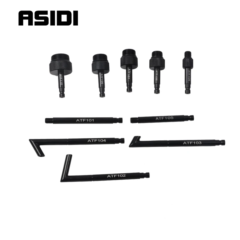 

10L Pneumatic Transmission Oil Filling Tool Fluid Extractor Dispenser Refill Pump Tool Kit With 13pcs ATF Adaptor PT1656