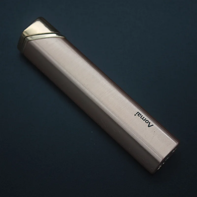 Ветрозащитная турбо Зажигалка из нержавеющей стали металлическая уличная