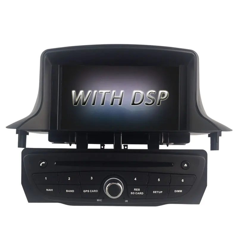 Black (With DSP) LJDA Android 9.0 Car DVD Player For Megane 3 Fluence 2009- Multimedia GPS Navigation WIFI 1 Din Car Radio Stereo 4G+64G DSP - Цвет: Black (With DSP)