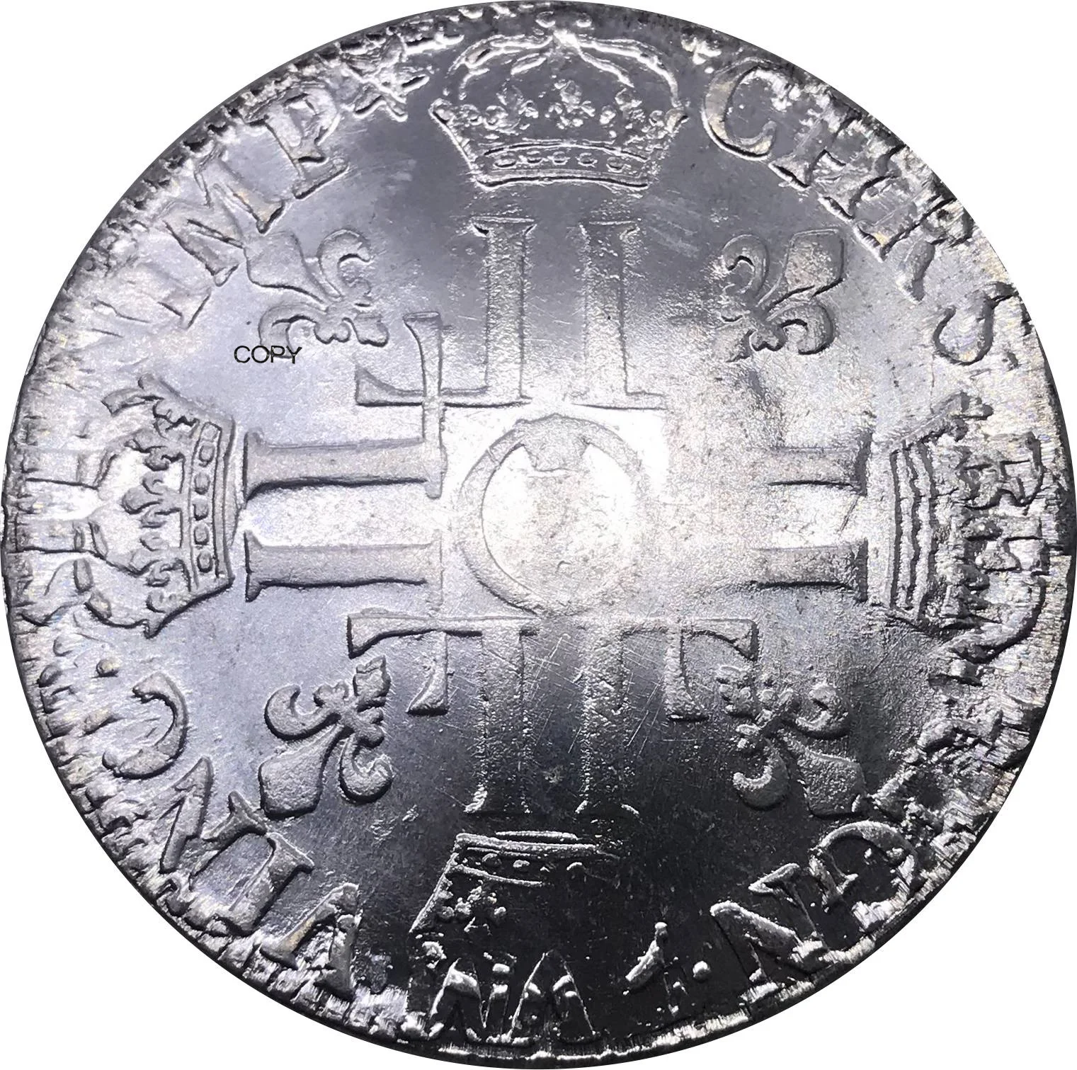 Коллекционные монеты 1690 года французская монета сувенир с большим покрытием из