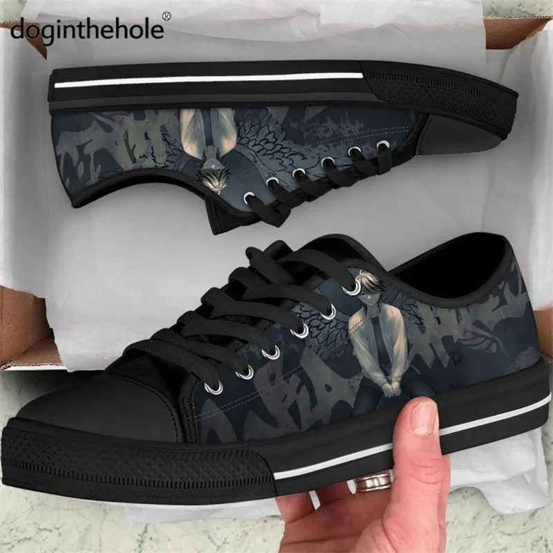 

2022 Stylish Black Women Tokyo Revengers Vulcanize Shoes Comfort Lace-up Anime Sport Sneakers Casual Lovers Couples Manga Shoes