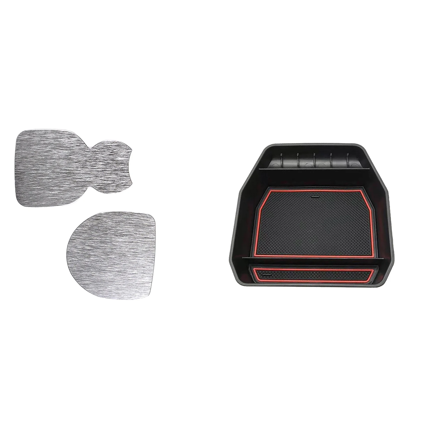 

3 шт., автомобильные аксессуары: 2 шт., автомобильный держатель для стакана для воды, наклейка с блестками против царапин и 1 шт. искусство