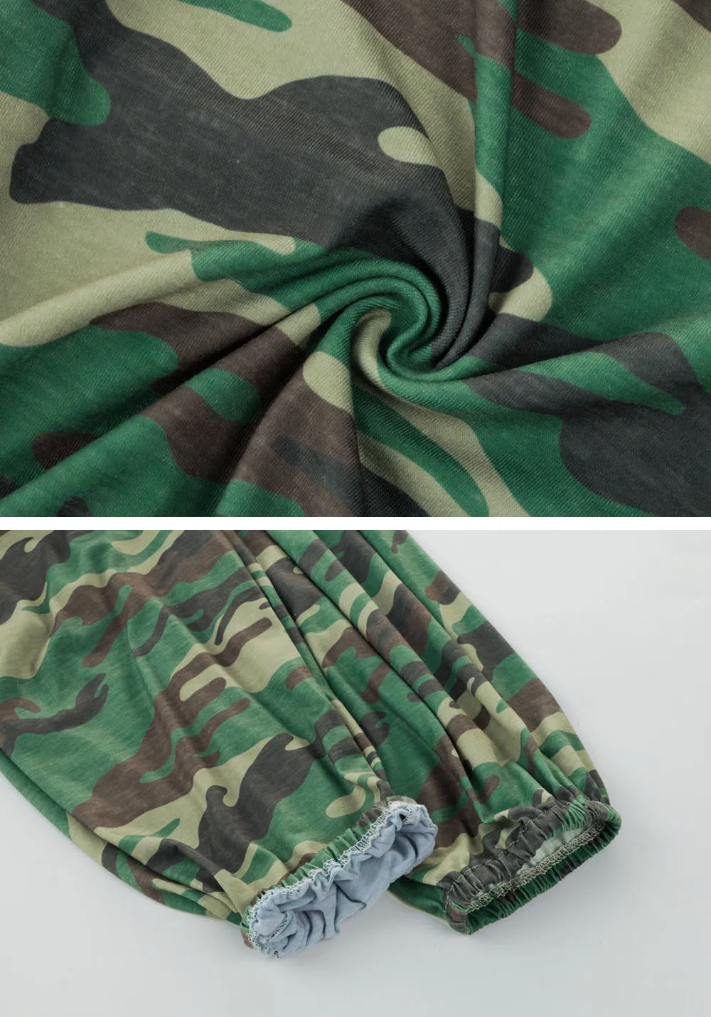 

Sexy Camouflage Sleeveless Rompers Womens Jumpsuit Slim Fit Casual Overalls Streetwear