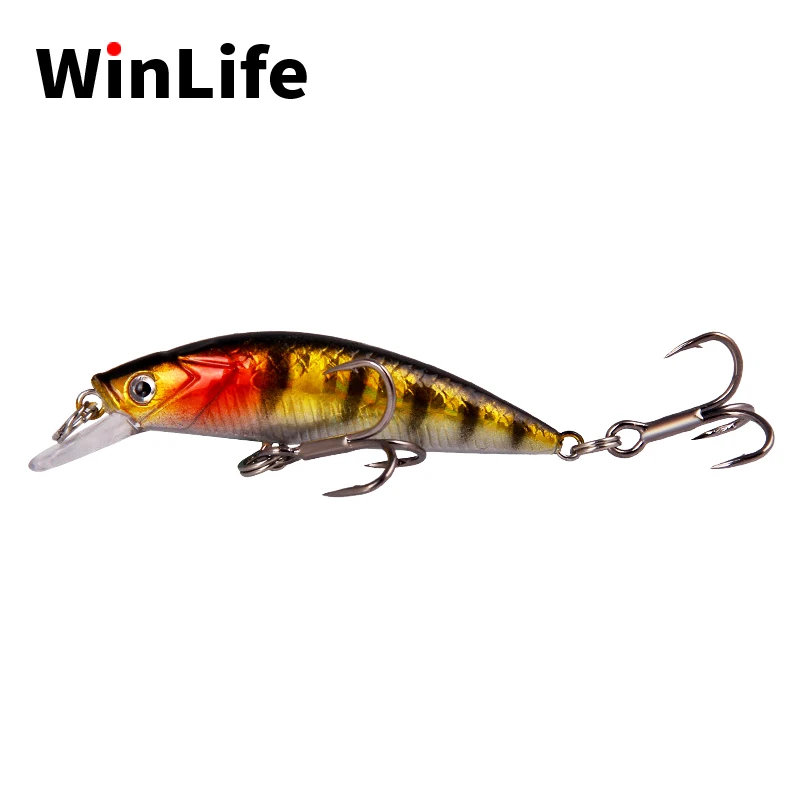 Winlife 1 шт. Minnow приманки для рыбалки 6 см 7 г жесткая искусственная приманка