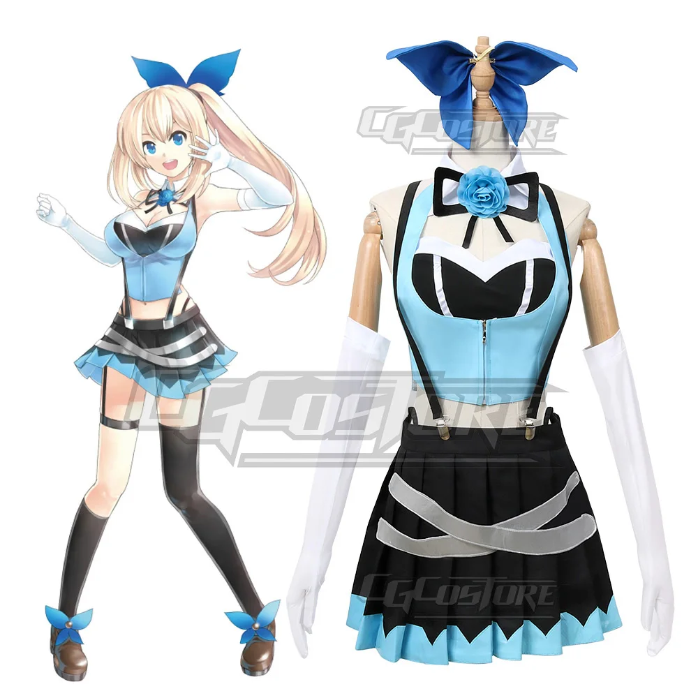 

Anime Mirai Akari Vtuber Youtuber Cosplay Costume Ichikara Uniform Dresses Christmas Halloween Free shipping CG558