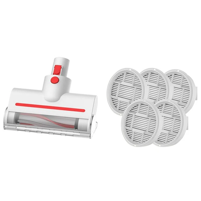 

Promotion!Mite Removal Brush Head Vacuum Cleaner Parts 4 Layer of Mite Removal with 5X Filter