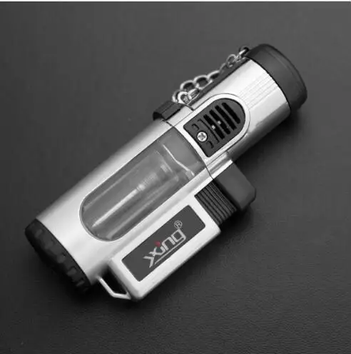 Креативная Бутановая газовая надувная Зажигалка 1 одиночная/3 прямая мощная