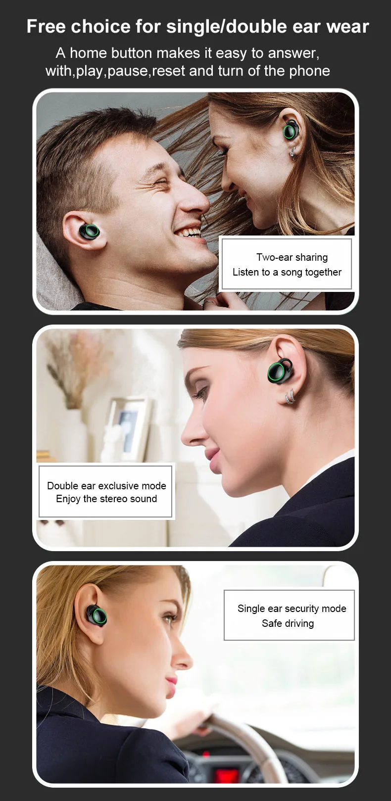 TWS гарнитура Bluetooth наушники беспроводные наушники 5,0 Handsfree переносной HIFI вызов 3D объемный в ухо PK i10 для iPhone samsung