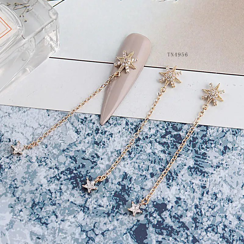 Цепочка с подвеской в виде звезды и морской 5 шт.|Стразы украшения| |