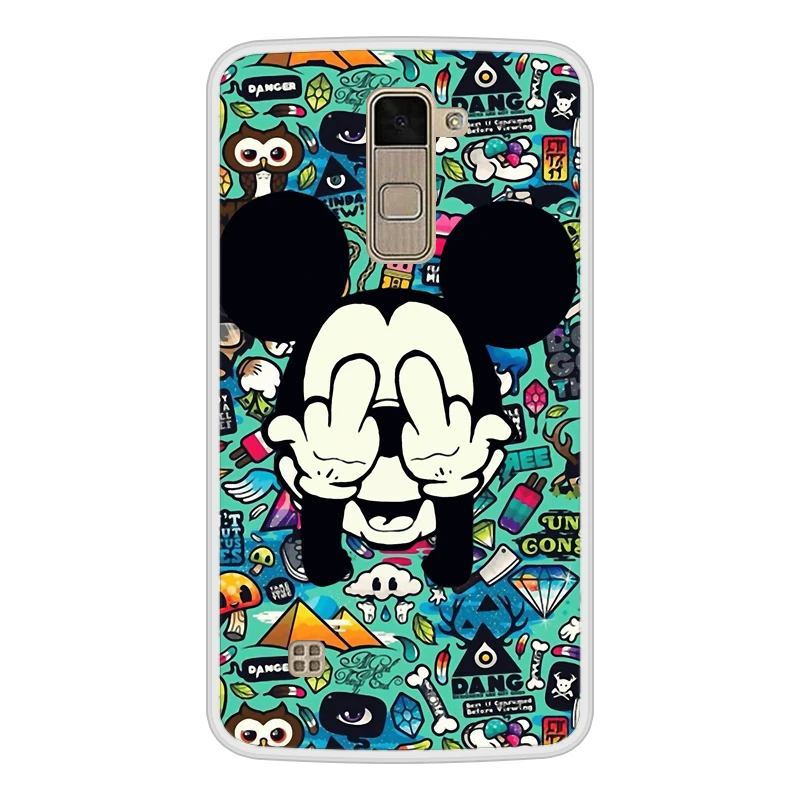 Чехол для телефона LG Stylus 2 Мягкий силиконовый чехол из ТПУ с принтом Микки и Минни