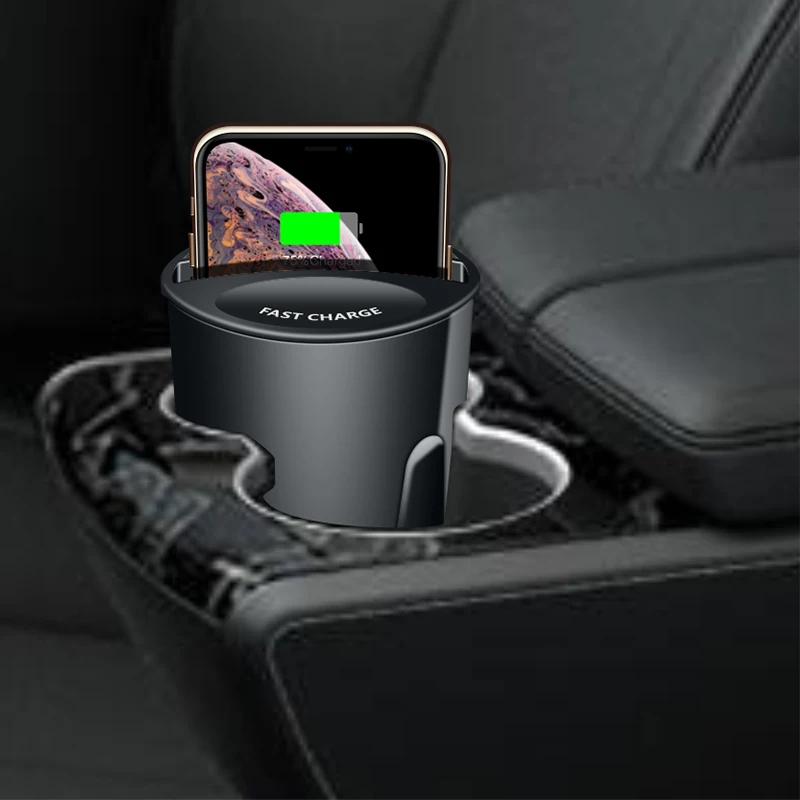 Автомобильное Быстрое беспроводное зарядное устройство Qi для Volvo V40 V50 V60 S40 S60 XC60
