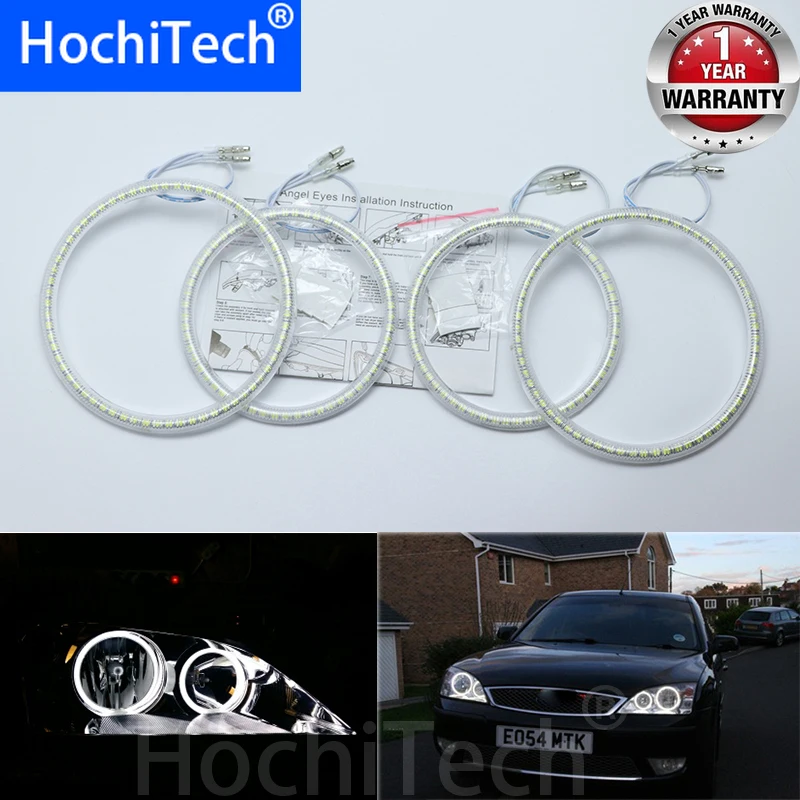 

Ultra bright SMD white LED angel eyes halo ring kit daytime running light DRL For FORD Mondeo MK3 2001-2007 Car Styling