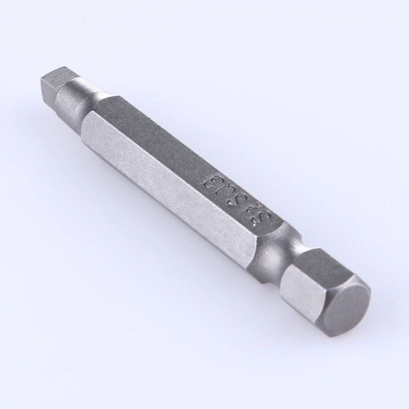 

3Pcs 50Mm 1/4 Inch Hex Square Bits Square Head Screwdriver Bits S2 Alloy Steel netic Screwdriver Bits Set Hand Tools