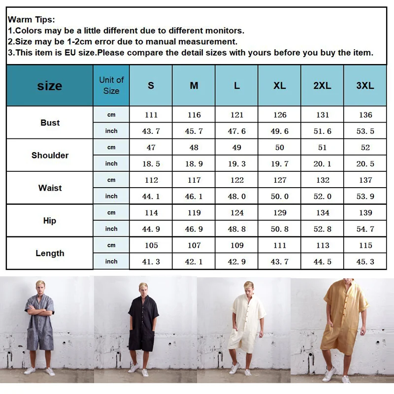 

Men Long Shirt One Piece Linen Cotton Nightgowns Solid Large Bathrobe Robe Caftan Vacation Beach Robe Man Muslim Kaftan