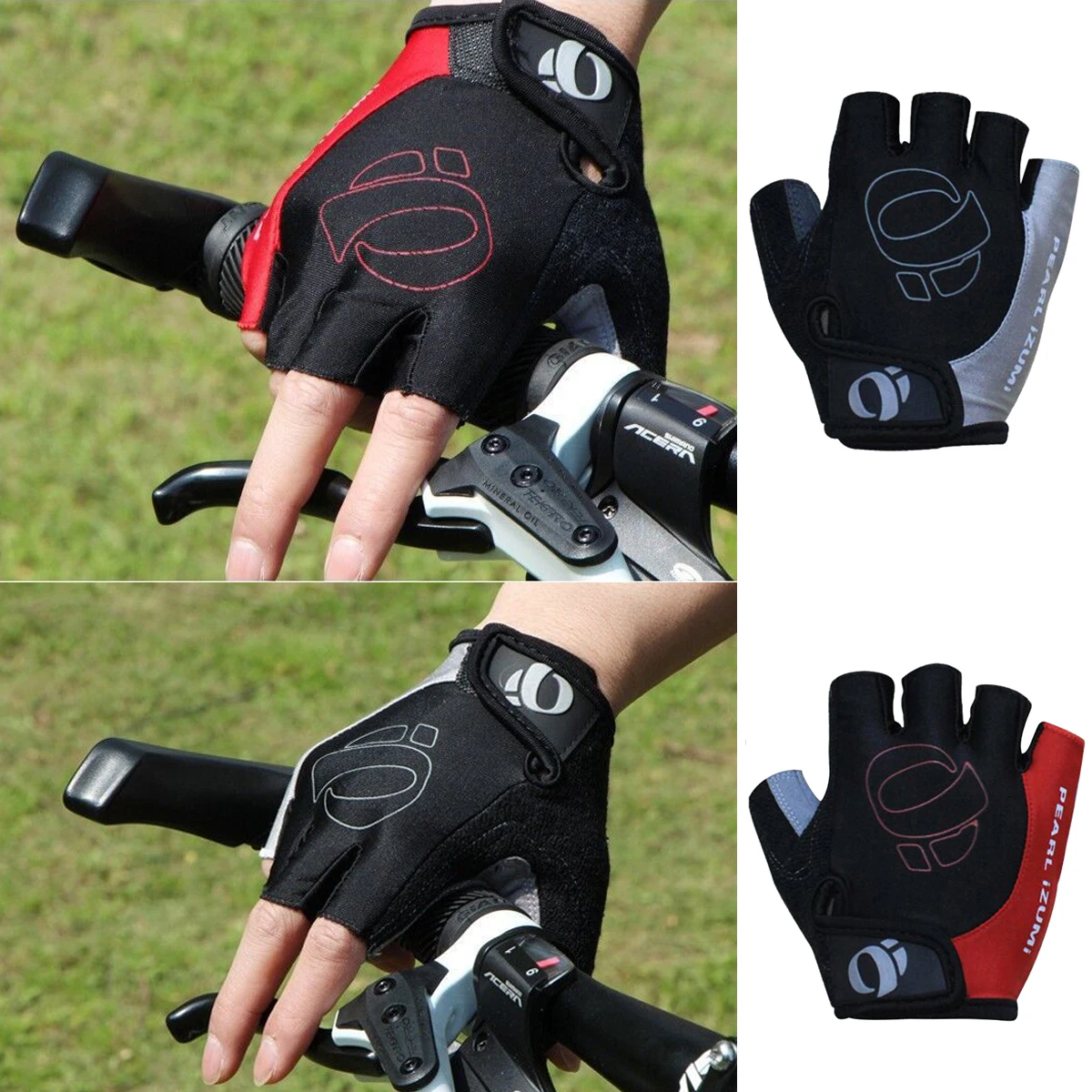 1 пара перчатки для езды на велосипеде противоскользящие гелевые велосипедные MTB
