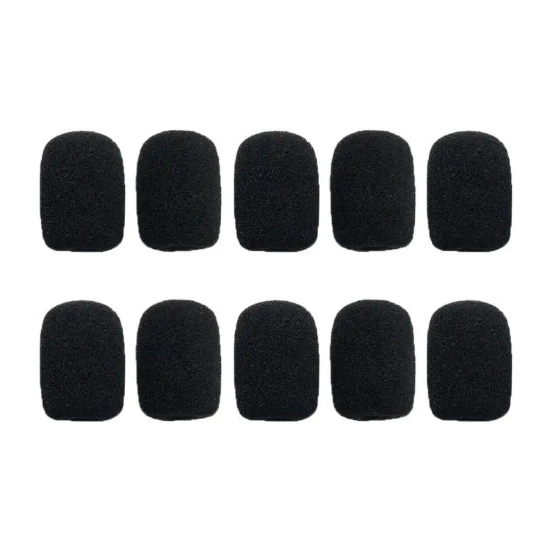 10 шт. 30 мм мягкая эластичная губчатая Крышка для головки микрофона гарнитуры