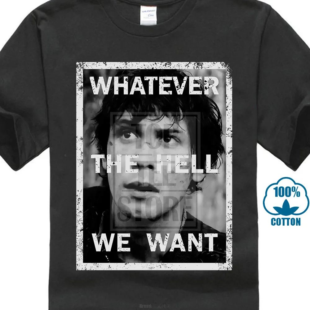 Мужская черная футболка Bellamy The 100 с низкой ценой для мальчиков подростков