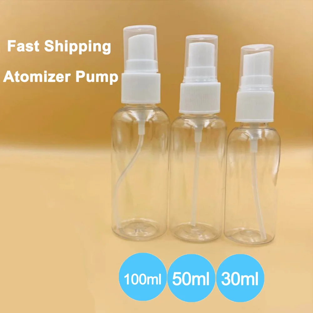 1Pcs 30ml 50m 100ml Portable Transparent Empty Spray Bottle Liquid Refillable Mini Container Atomizer | Безопасность и защита