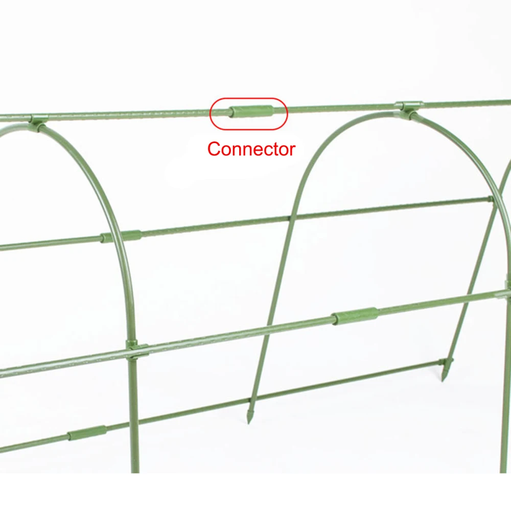 

Climbing Rattan Parts Garden Support Tube 12pcs Straight Connectors Plant Care Fitting DIY Durable Vegetable Connecting Pipe