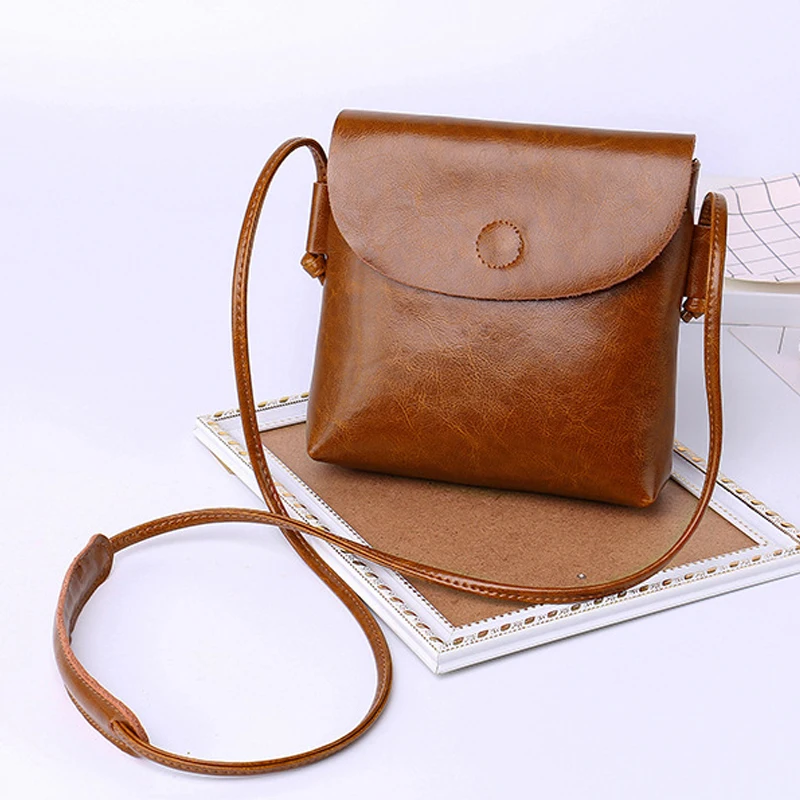 MJ женская кожаная сумка мессенджер через плечо из спилка высококачественные