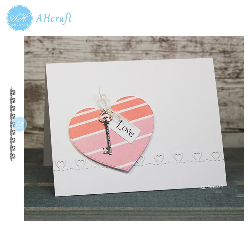 AHcraft мини любовь кружева металлические режущие штампы скрапбук Бумага Ремесло