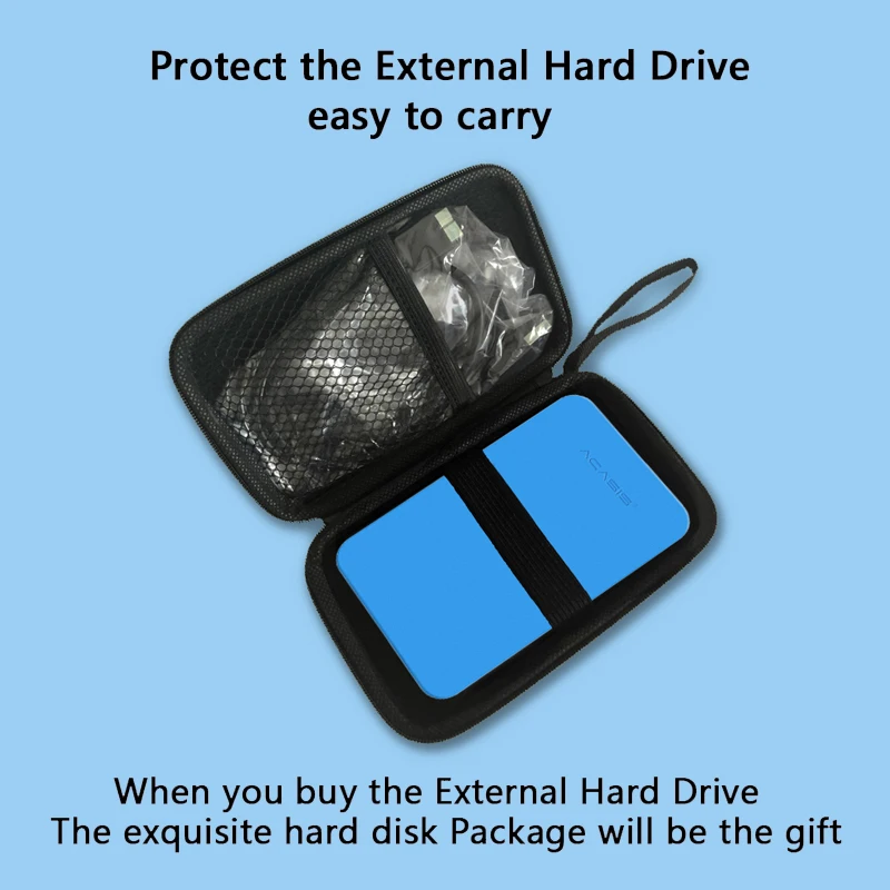 Внешний жесткий диск ACASIS 2 5 дюйма USB3.0 HDD для ПК Mac планшетов Xbox PS4 ТВ-приставок 3