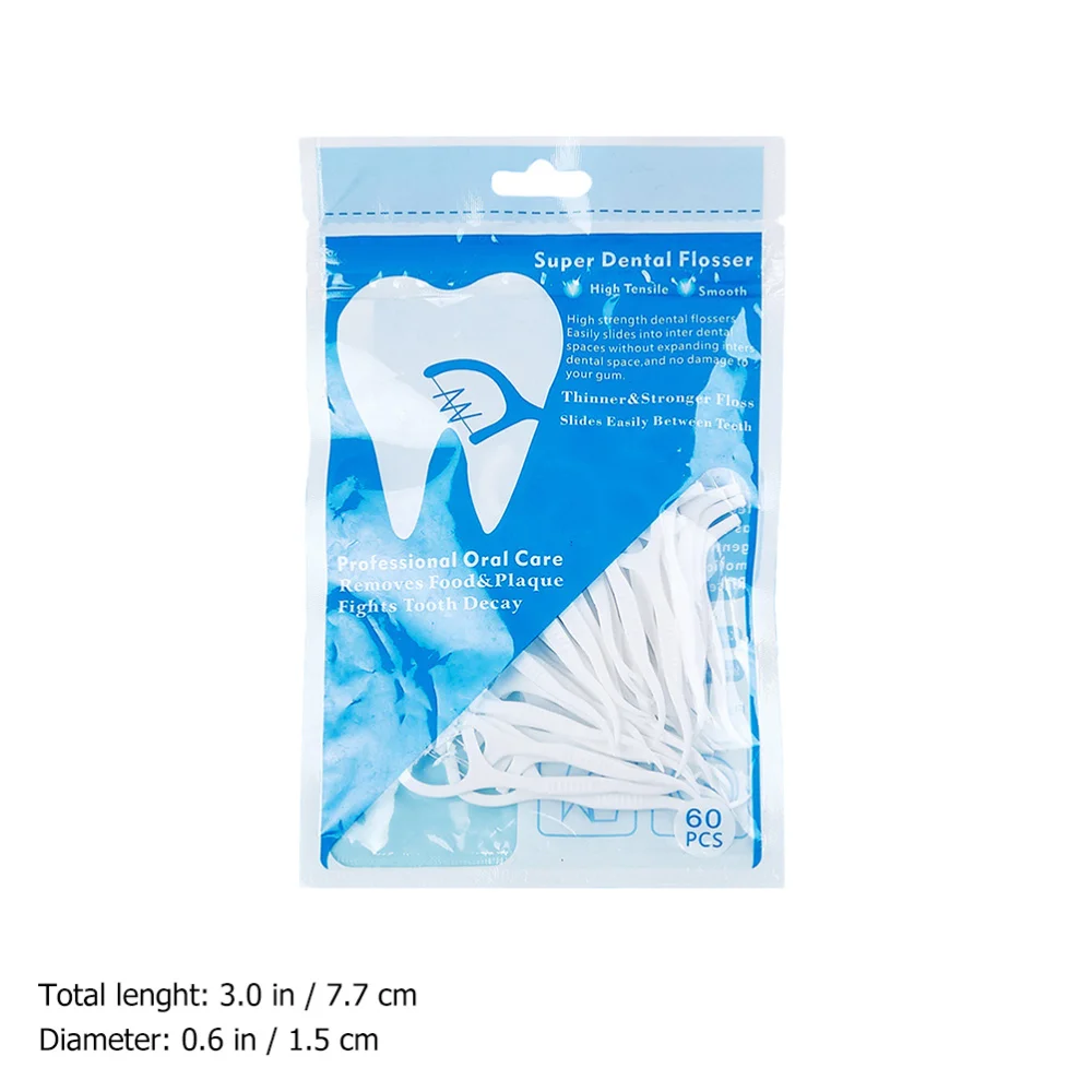 

300 Pcs Simple Teeth Cleaning Tools Portable Oral Cleaning Tools Picks (White)