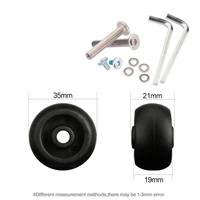luggage wheel accessories universal wheels airplane suitcase roller wheels mute reinforcement 22 inches 24 inches