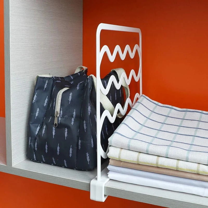 Разделитель полки шкафа разделитель для хранения и организации пластиковые