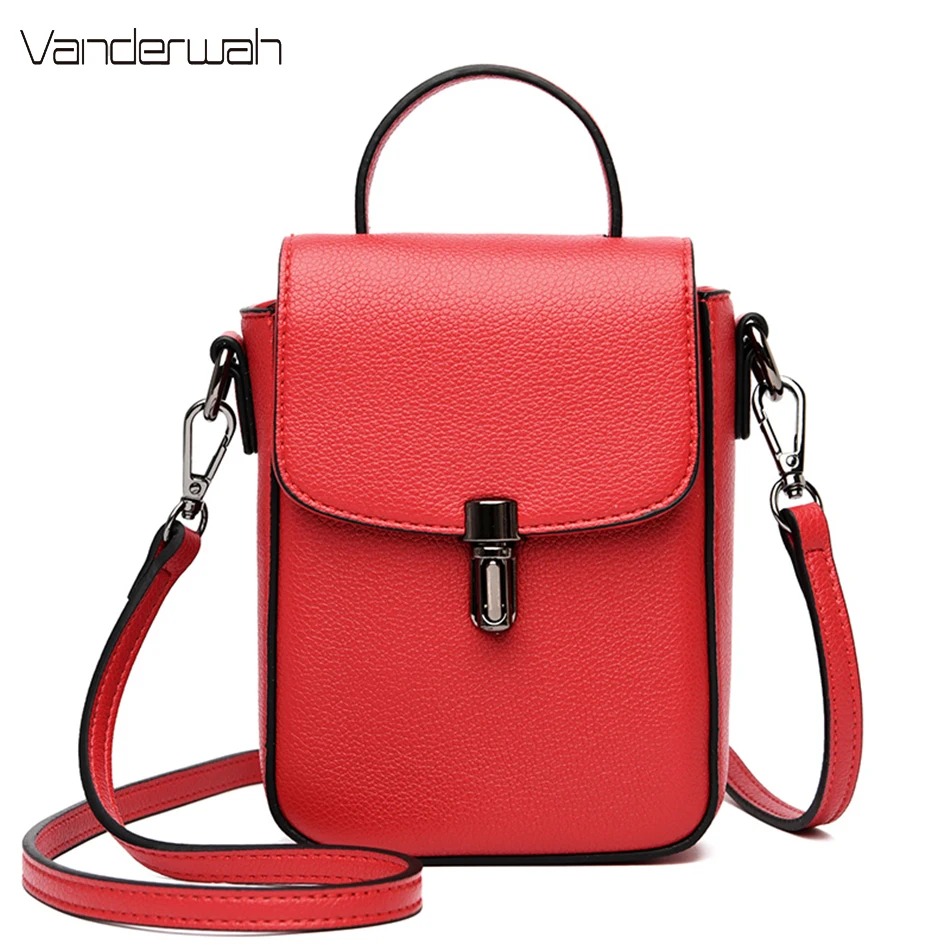 Кожаные сумки через плечо для женщин мессенджеры на ремне телефона брендовый