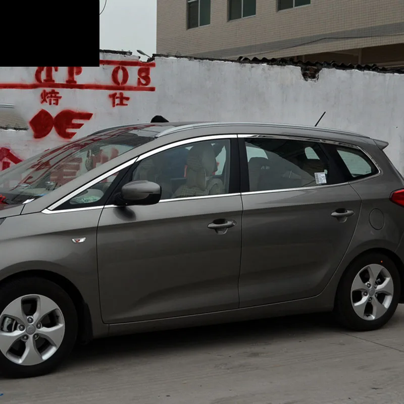 Оконная отделка из нержавеющей стали lsrtw2017 304 для kia carens 2013 2014 2015 2016 2017 2018 rondo