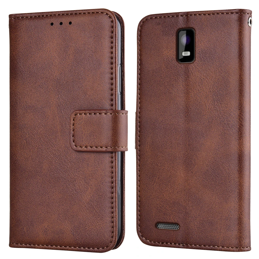 Чехол-книжка с бумажником для Irbis SP493 Кожаный флип-чехол чехол-книжка SP 493 чехол |