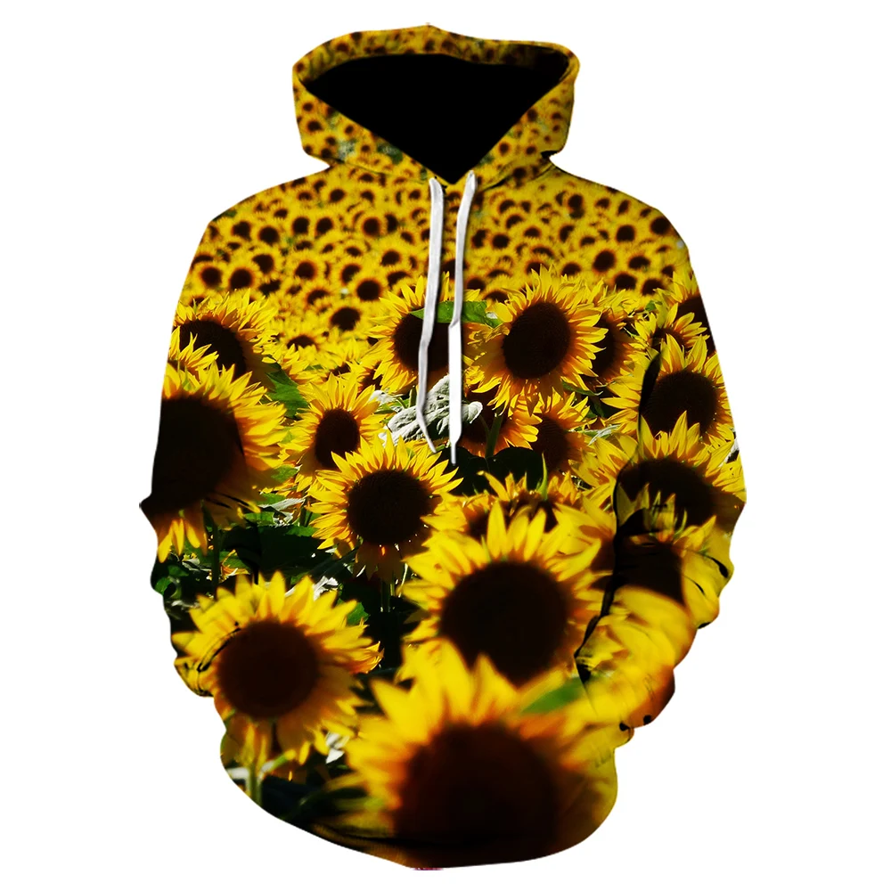 

3D Autumn And Winter Flowers And Leaves Colorful Men's Casual Sweatshirt Women's Hoodie Shopping Hip Hop Punk Comfort