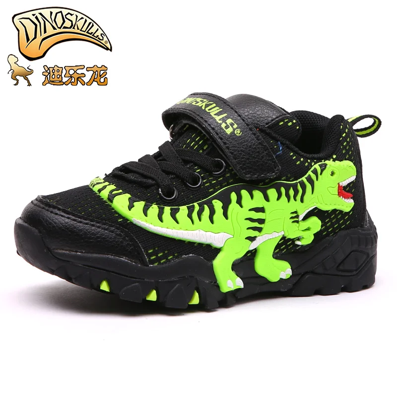 Dinoskulls детская спортивная обувь T Rex для мальчиков весенние сетчатые кроссовки