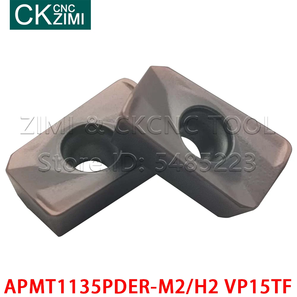 

APMT1135PDER-M2 APMT1135PDER-H2 VP15TF Milling Turning Tools Carbide Inserts Blades Cutting CNC Tool Lathe Cutter APMT 1135 PDER