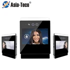 5 дюймов TCPIP Wi-fi динамический замок двери отпечатков пальцев Доступ Управление 2,0 МП Камера 20000 лица Температура обнаружения