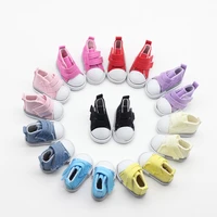 wholesale 16 bjd doll shoes fashion denim canvas 5cm shoes for diy russian handmade mini toy shoes doll accessories