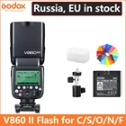Godox Ving V860 II V860II Speedlite литий-ионный аккумулятор быстрая HSS вспышка для sony A7 A7S A7R для Nikon Canon для Olympus Fuji
