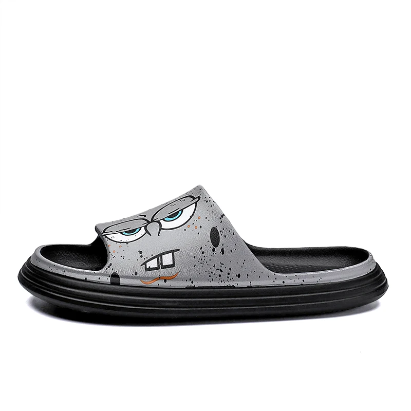 

Fashion Men Cartoon Pattern Casual Slipper Men's Shoes Slipper Indoor House Slippers Men Slipper for Home Non-slip Bath Slippers