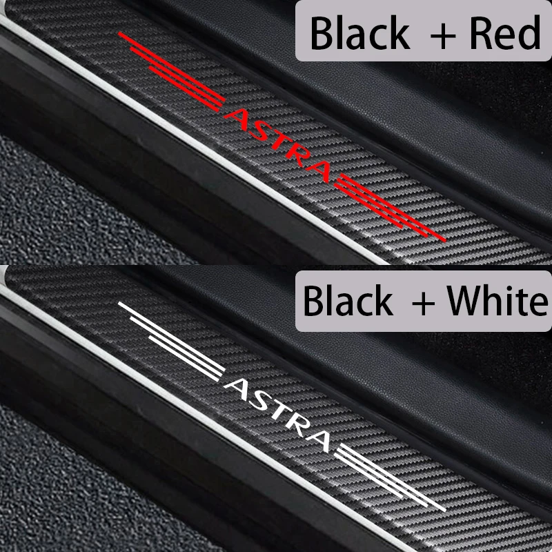 4 шт. двери автомобиля порог Накладка порога протектор наклейки для Защитные