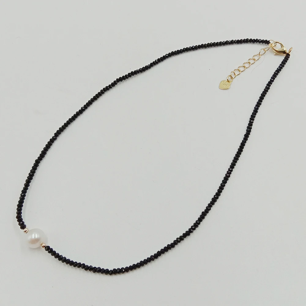 100% натуральный пресноводный жемчуг NECKLACE-AAAA хорошего качества-с небольшими