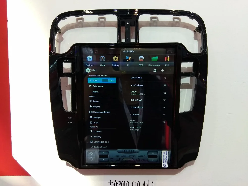 10 4 ''вертикальный экран Tesla Style Android 9 0 автомобильный DVD GPS для Volkswagen POLO 2011 2012 2013