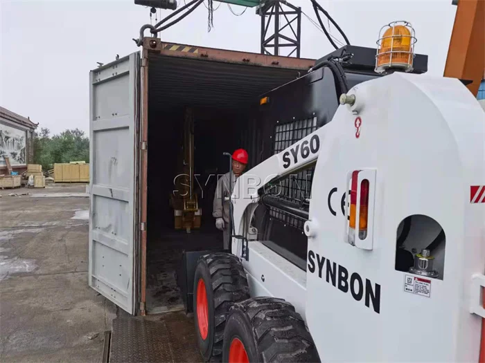 Мини-колесный погрузчик SY60 SYNBON фронтальный полный гидравлический мини-погрузчик