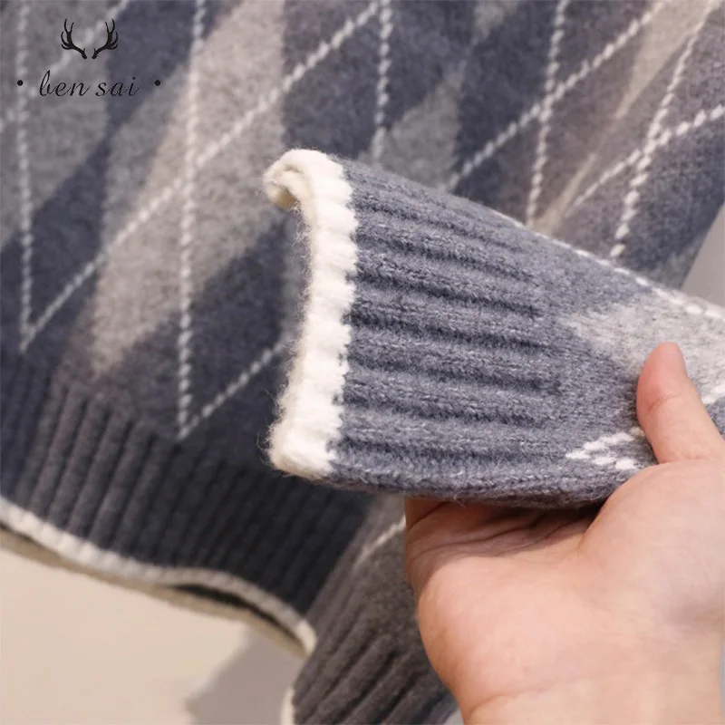 Женский модный вязаный свитер с круглым вырезом Повседневный пуловер