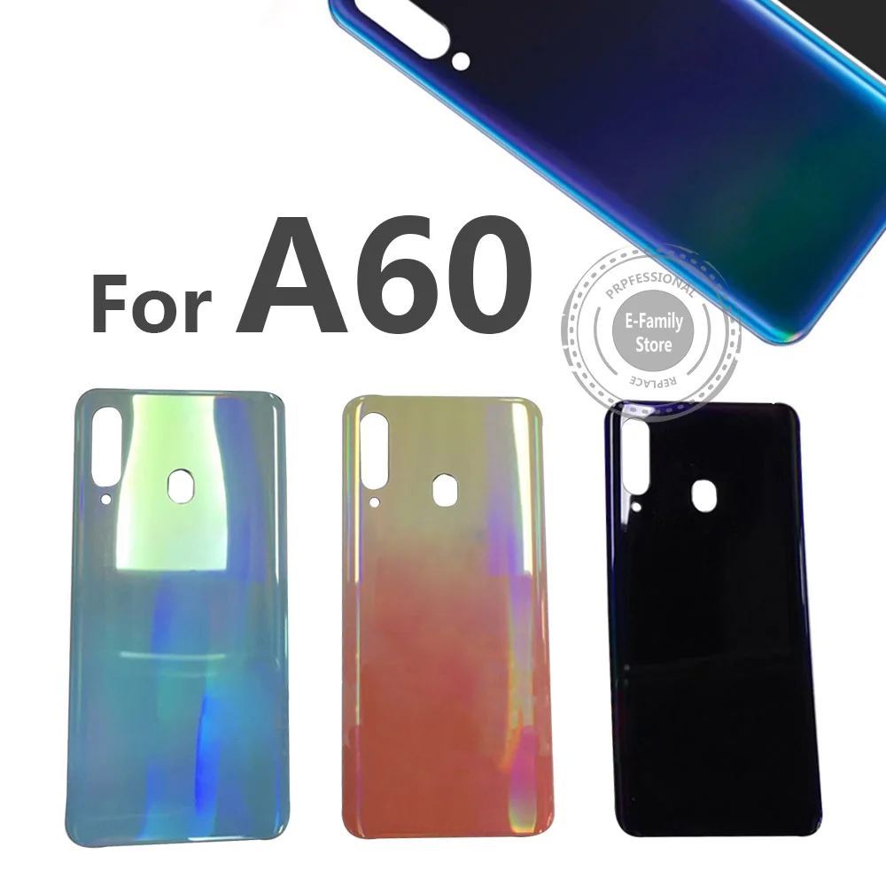Новая крышка аккумулятора для Samsung Galaxy A10 A30 A40 A50 A60 A70 Задняя стеклянная корпуса