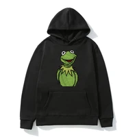 kermit the frog 2021 fallwinter hot sale polar fleece sweatshirt men women college couple comfortable hoodie street fashion top